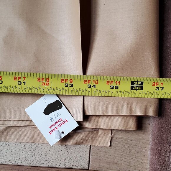 Gold Mustard Cotton Nice Quality Fabric - 2 Bolts 54" x 6 & 6.5 yards NEW HALF $ - Picture 2 of 6